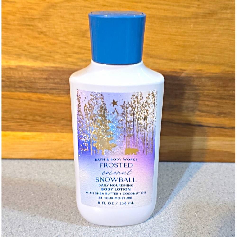 Bath & Body Works Frosted Coconut Snowball Body Lotion 8 fl oz Vitamin E